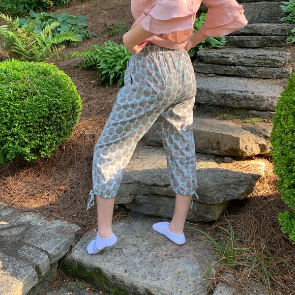 Urban outfitters paisley cropped jogger pants - Picture 3 of 4